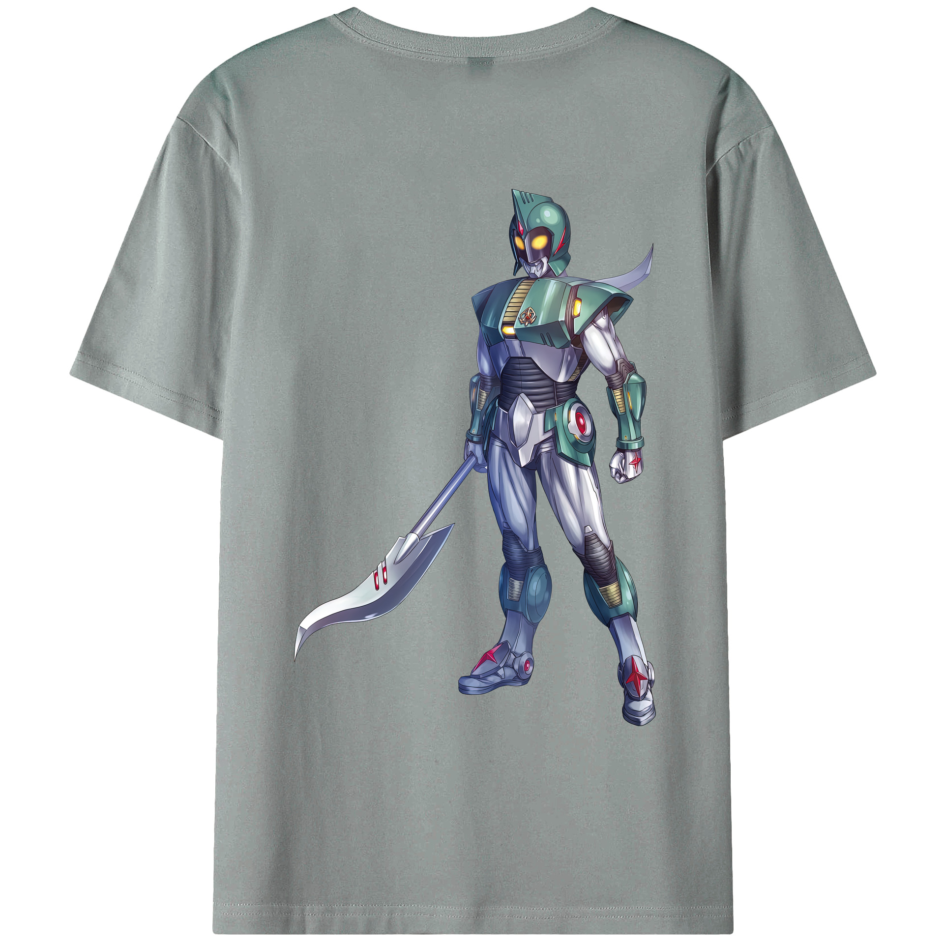 （画像用） ウルトラマン Ultraman 綿100％ メンズ半袖Tシャツ（バックプリント） 通気性
